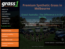 Tablet Screenshot of grass1.com.au